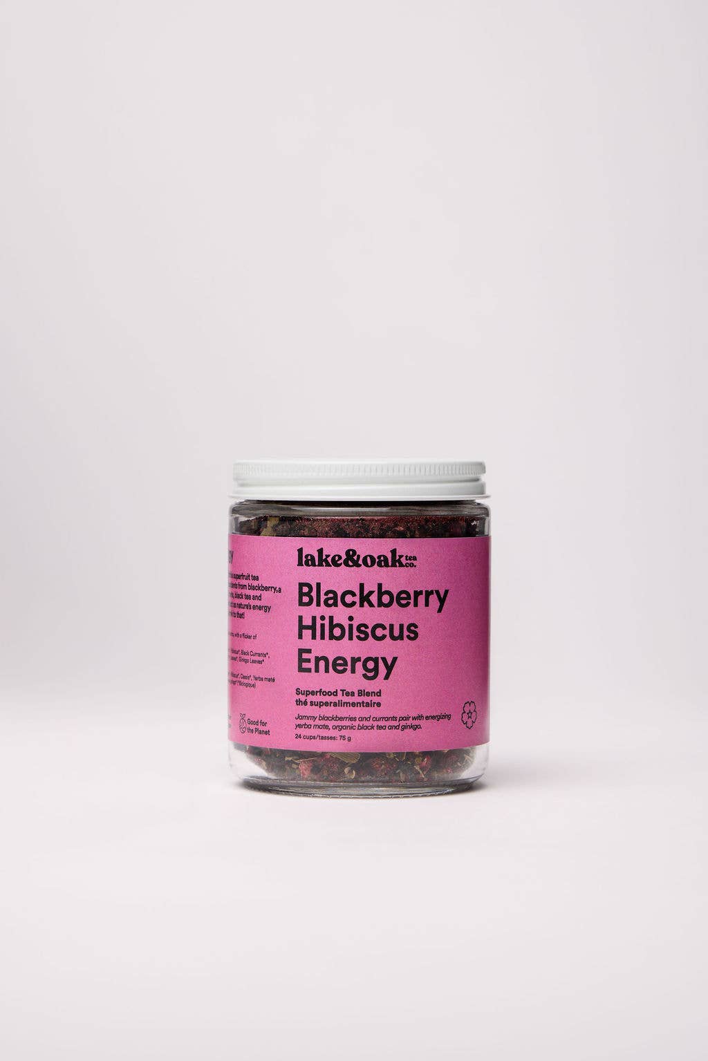 Blackberry Hibiscus Energy - Superfood Tea Blend - 24 Cups