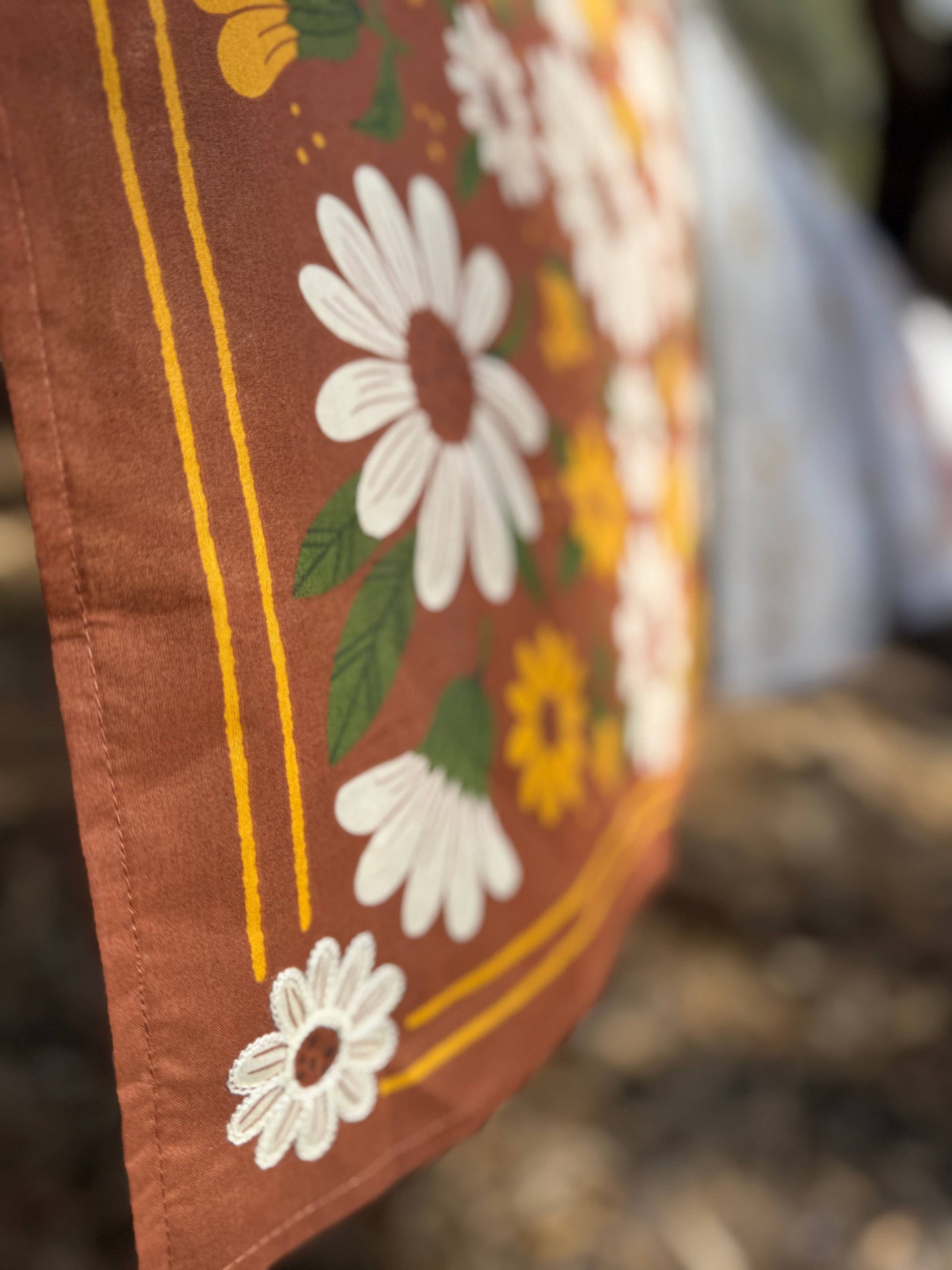 The Miller Bandana ( wild rag, embroidered bandana, western