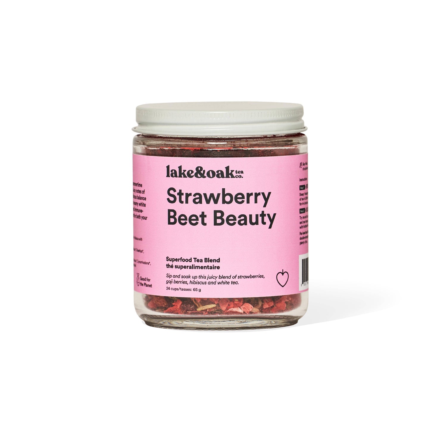 Strawberry Beet Beauty - Loose Leaf Tea - 24 Cups