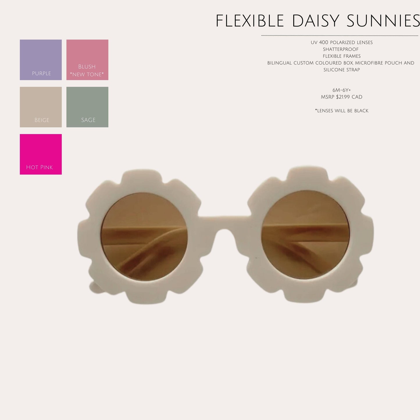 The Daisy Sunnies - 5 Colours