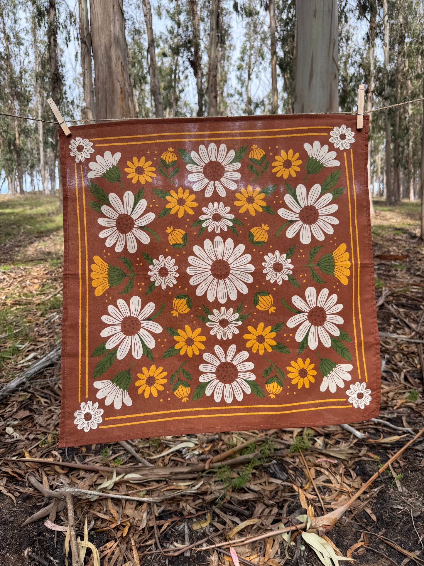 The Miller Bandana ( wild rag, embroidered bandana, western