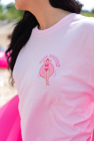 Pink Tube Gone Floatin Tee - Pink