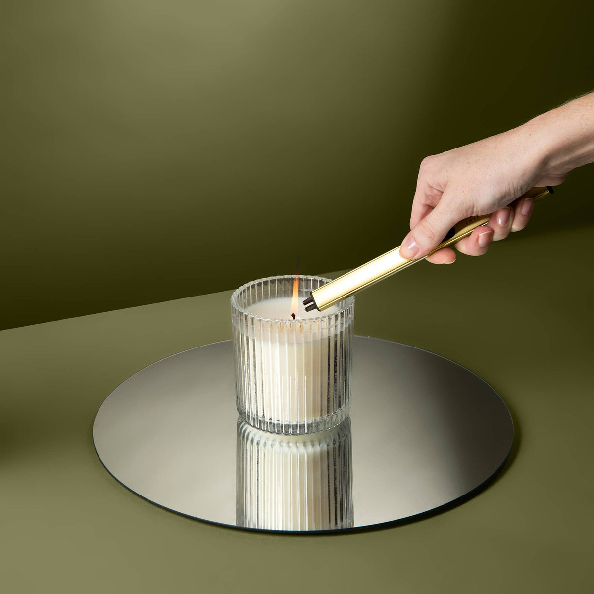 Rechargeable Electric Lighter - Gold