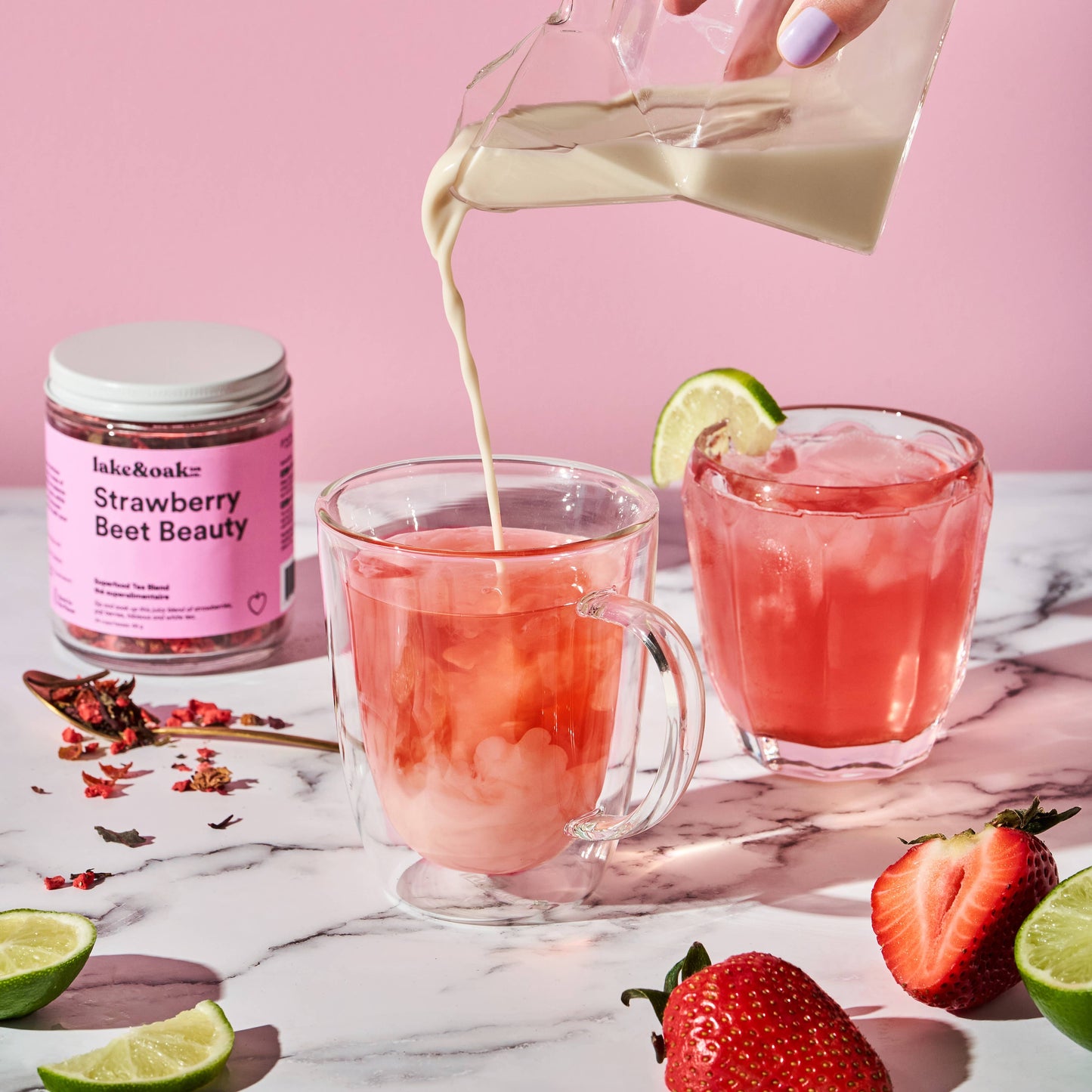 Strawberry Beet Beauty - Loose Leaf Tea - 24 Cups