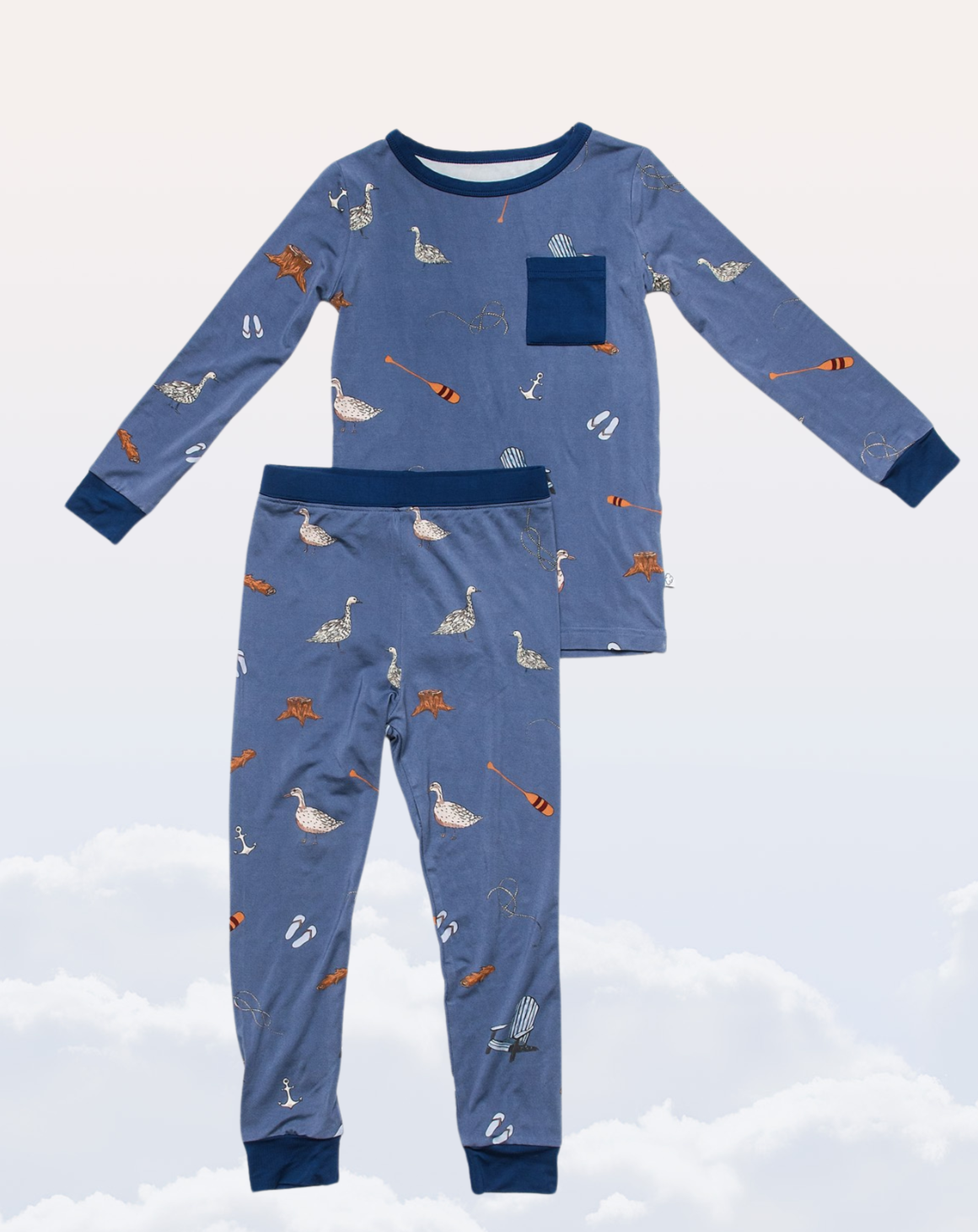 Slumber Pajama Set in Lake Life