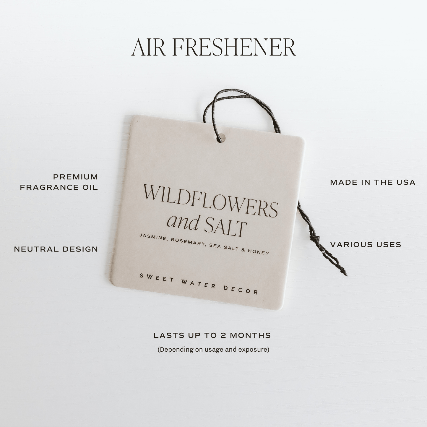 Hanging Air Freshener - Palo Santo Patchouli