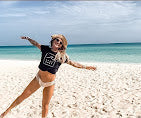 Lake Surf Crop Tee - Black