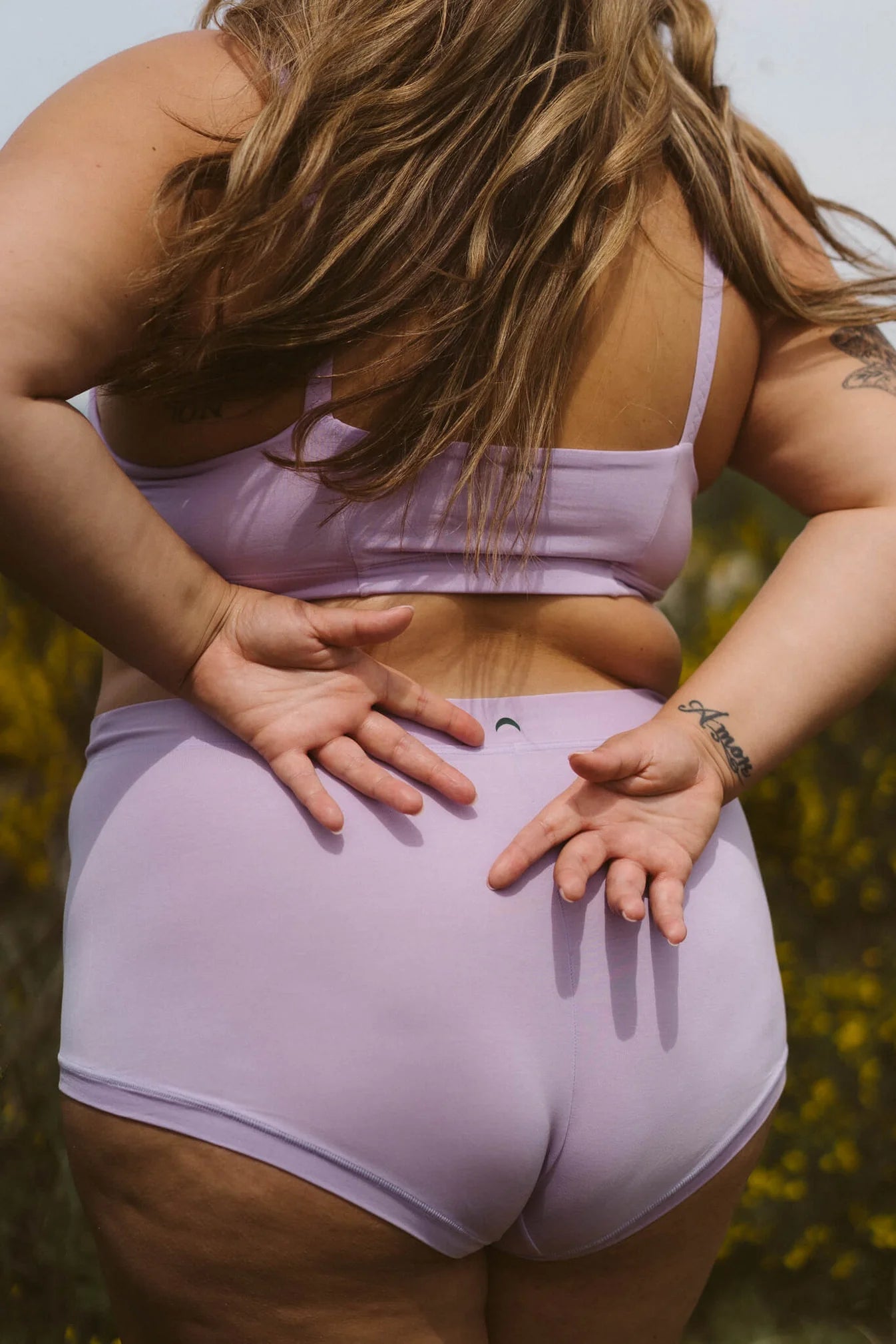 Brief Mineral Underwear - Lilac