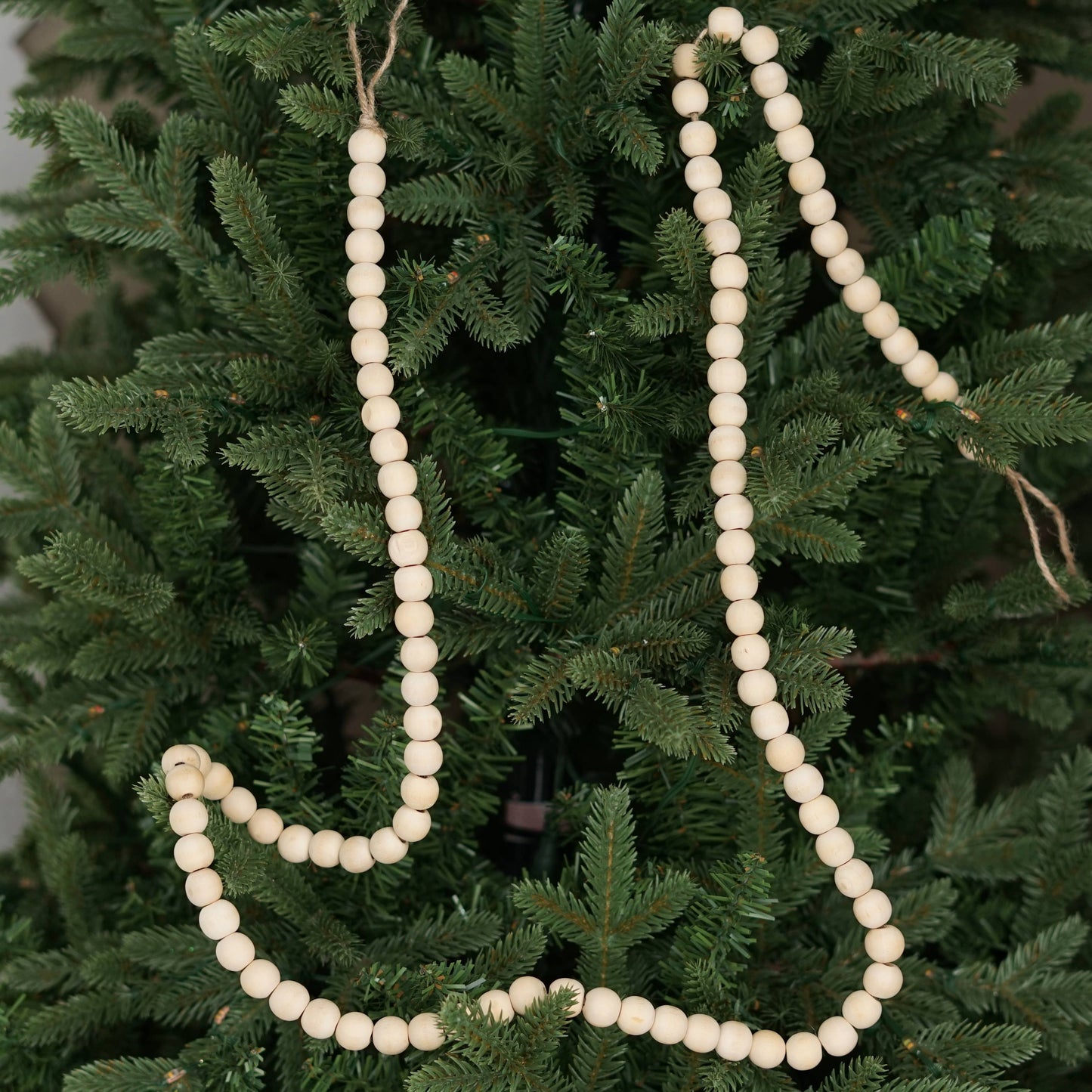 M29811- 5FT WOODEN BEADS STRING-NATURAL