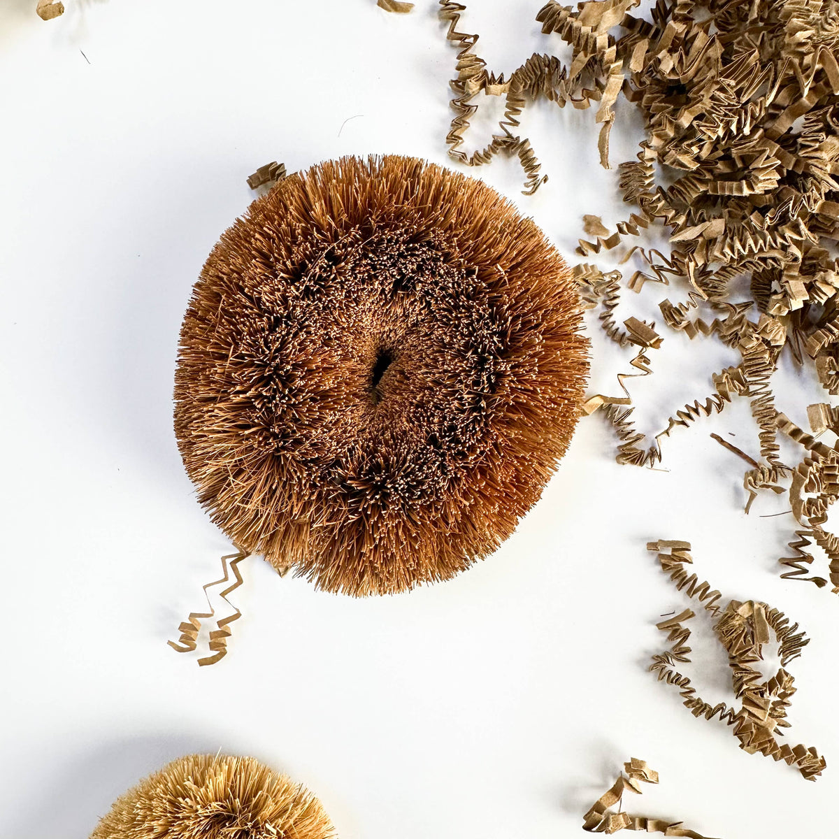 Natural Coconut Bristles Kitchen Scouring Round