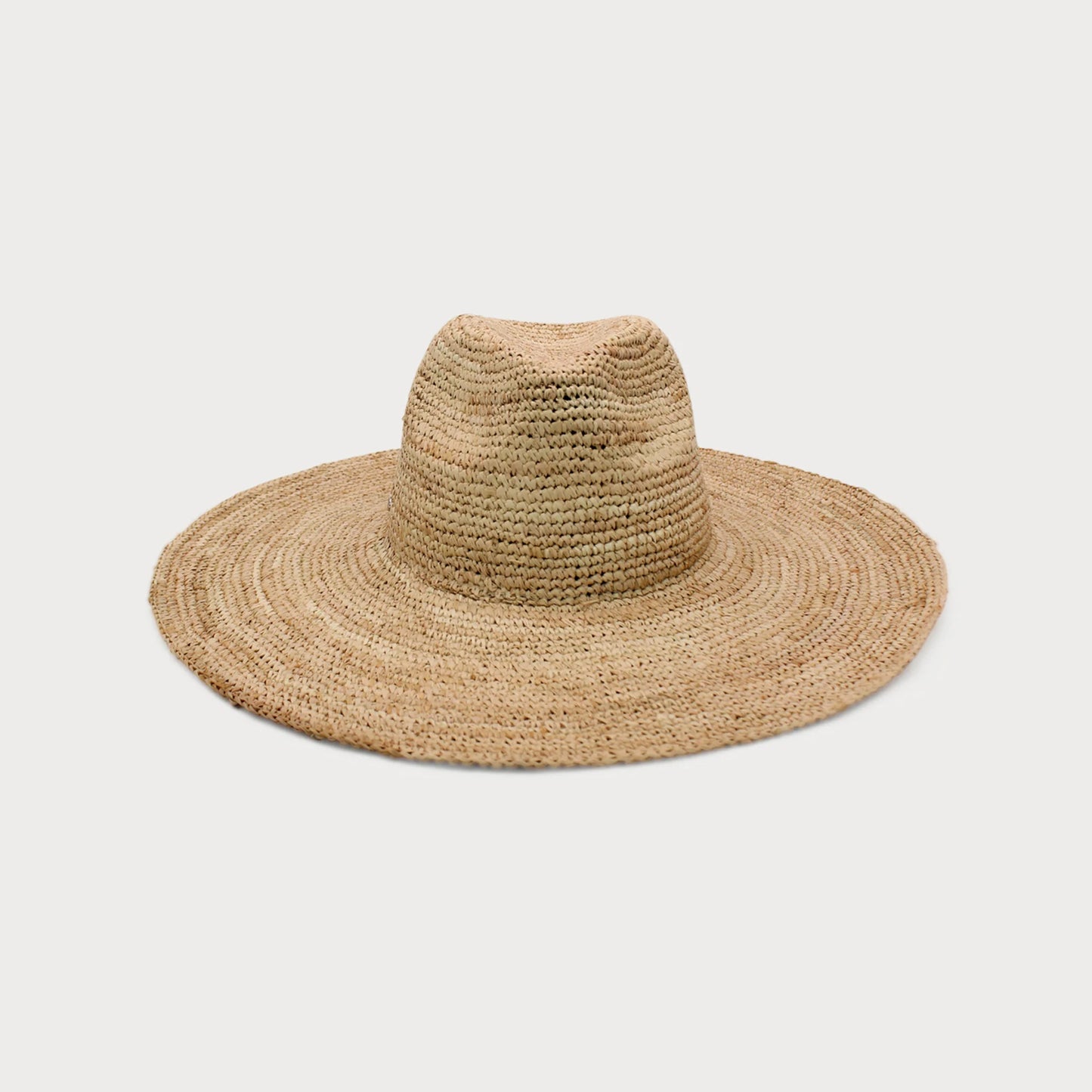 Cassis - Raffia Crochet Fedora - Natural