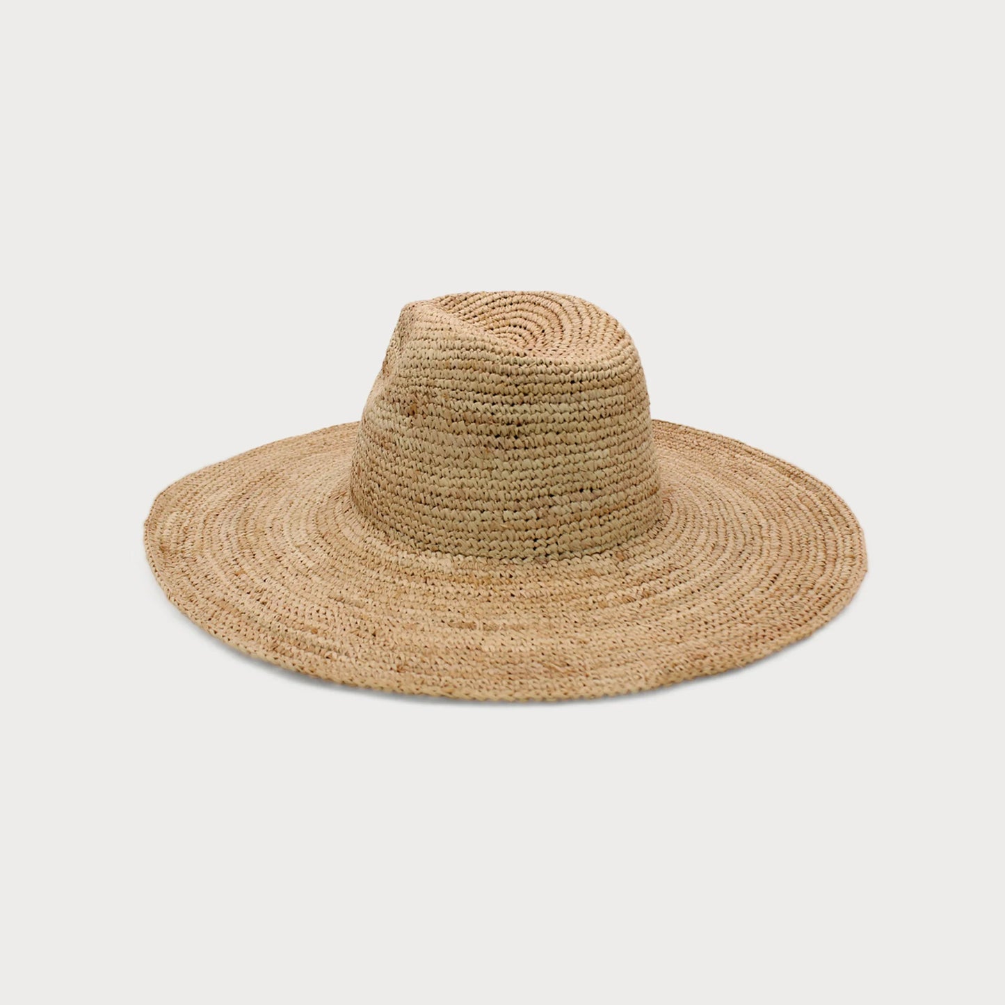 Cassis - Raffia Crochet Fedora - Natural