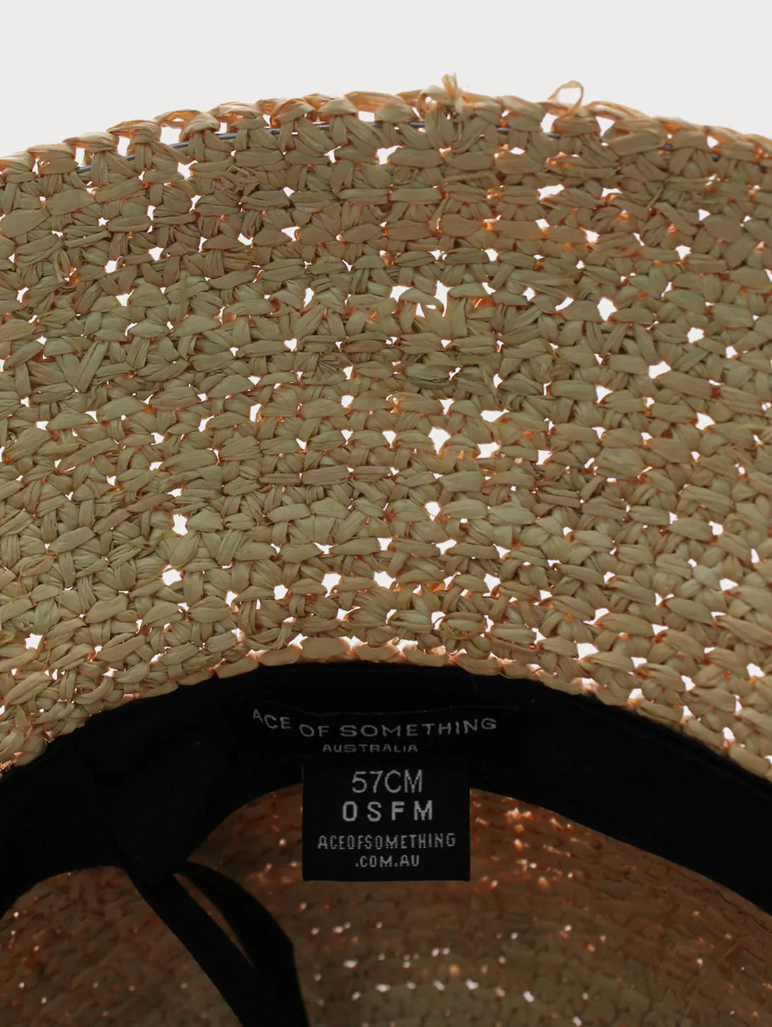 Oodnadatta - Raffia Crochet Bucket Hat - Natural