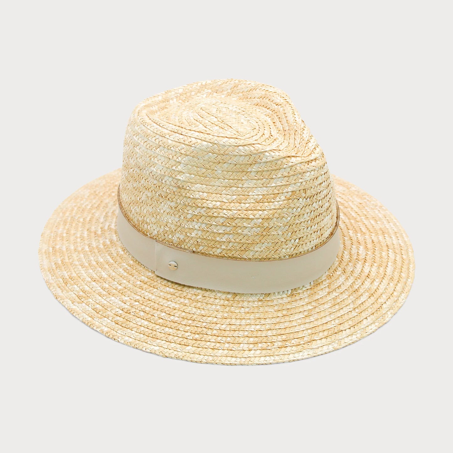 Zira - Straw Fedora - White