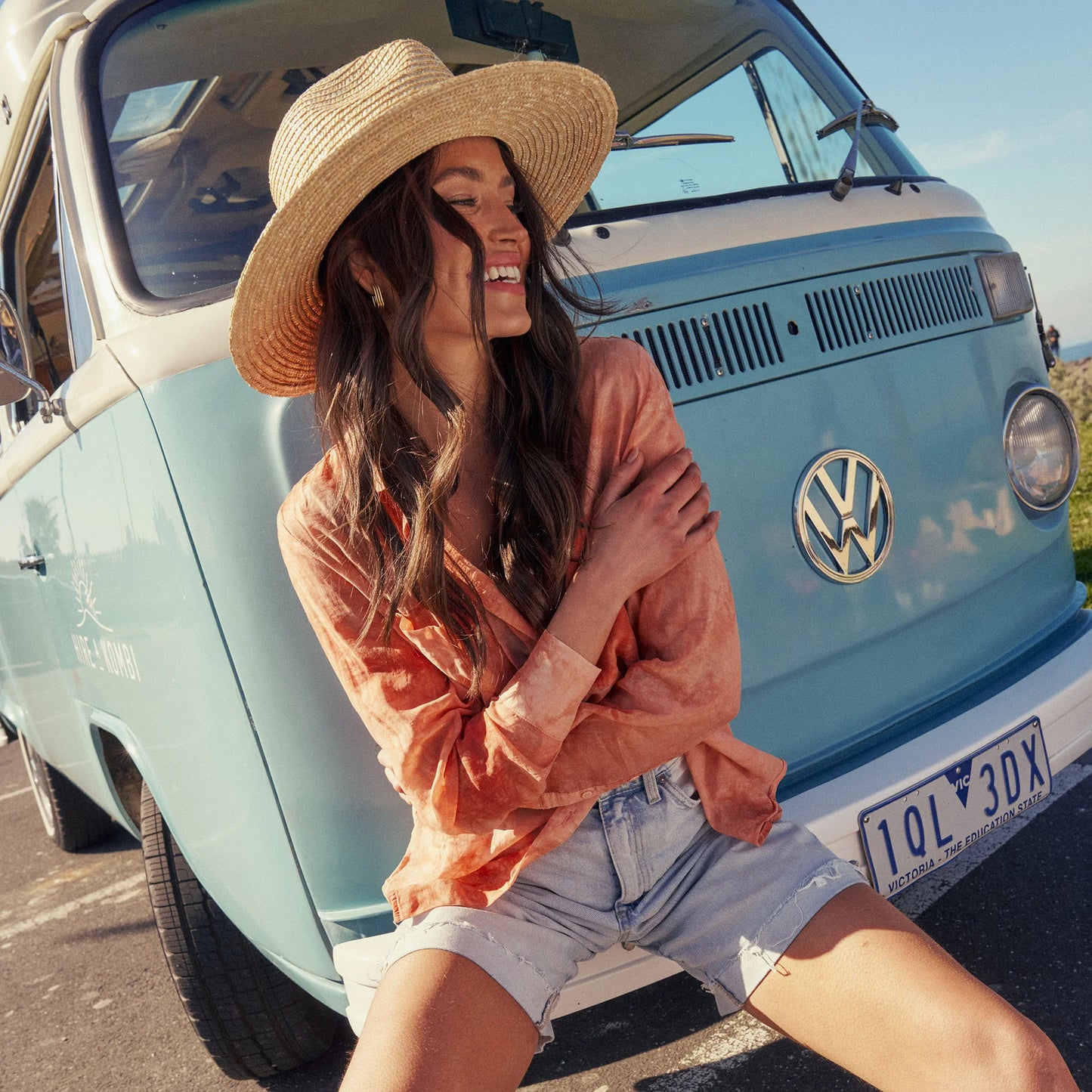 Zana - Straw Fedora - White