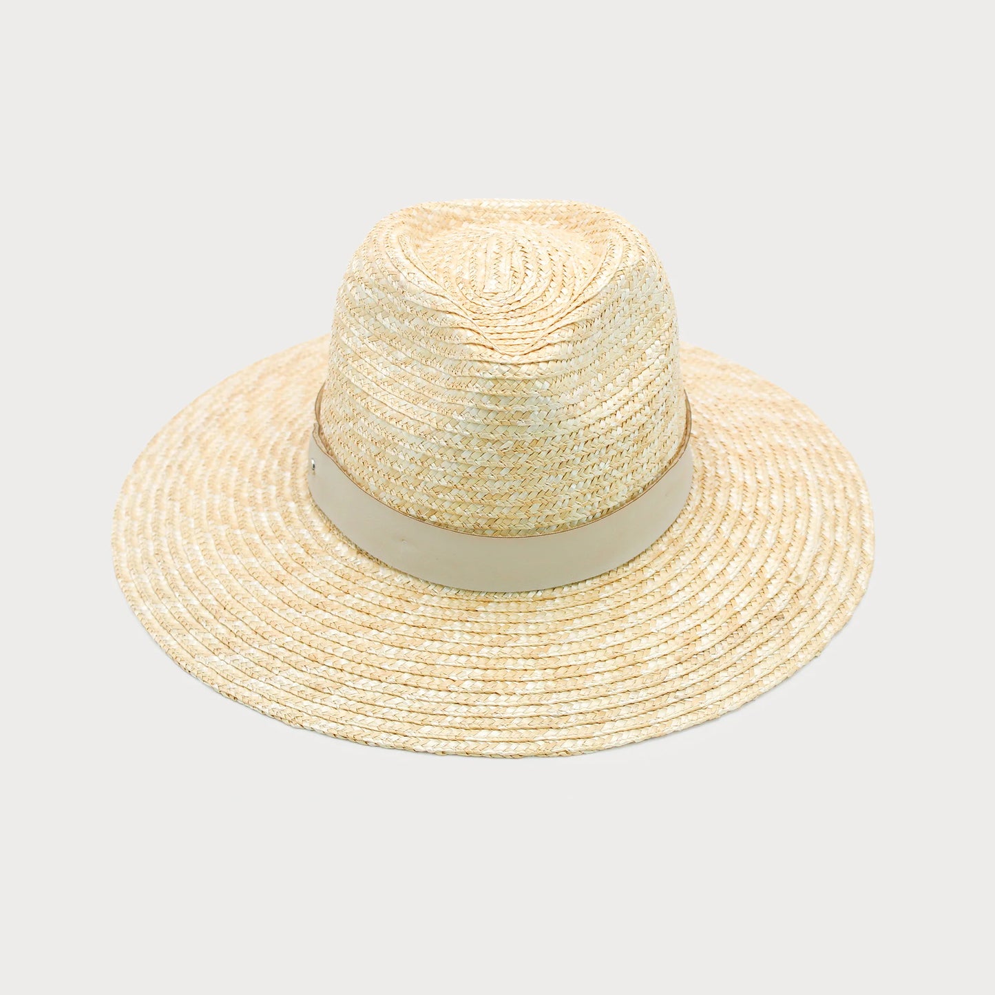 Zana - Straw Fedora - White
