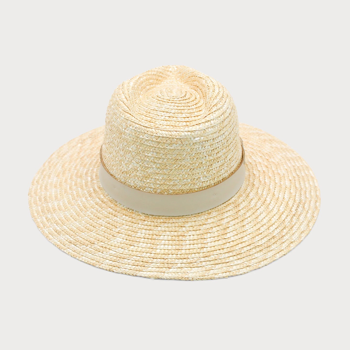 Zana - Straw Fedora - White
