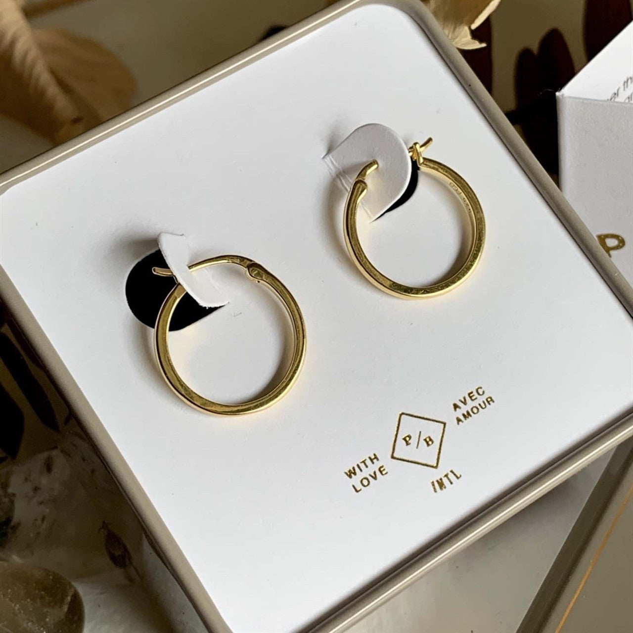 Acropolis 18mm Hoop Earrings in Gold Vermeil