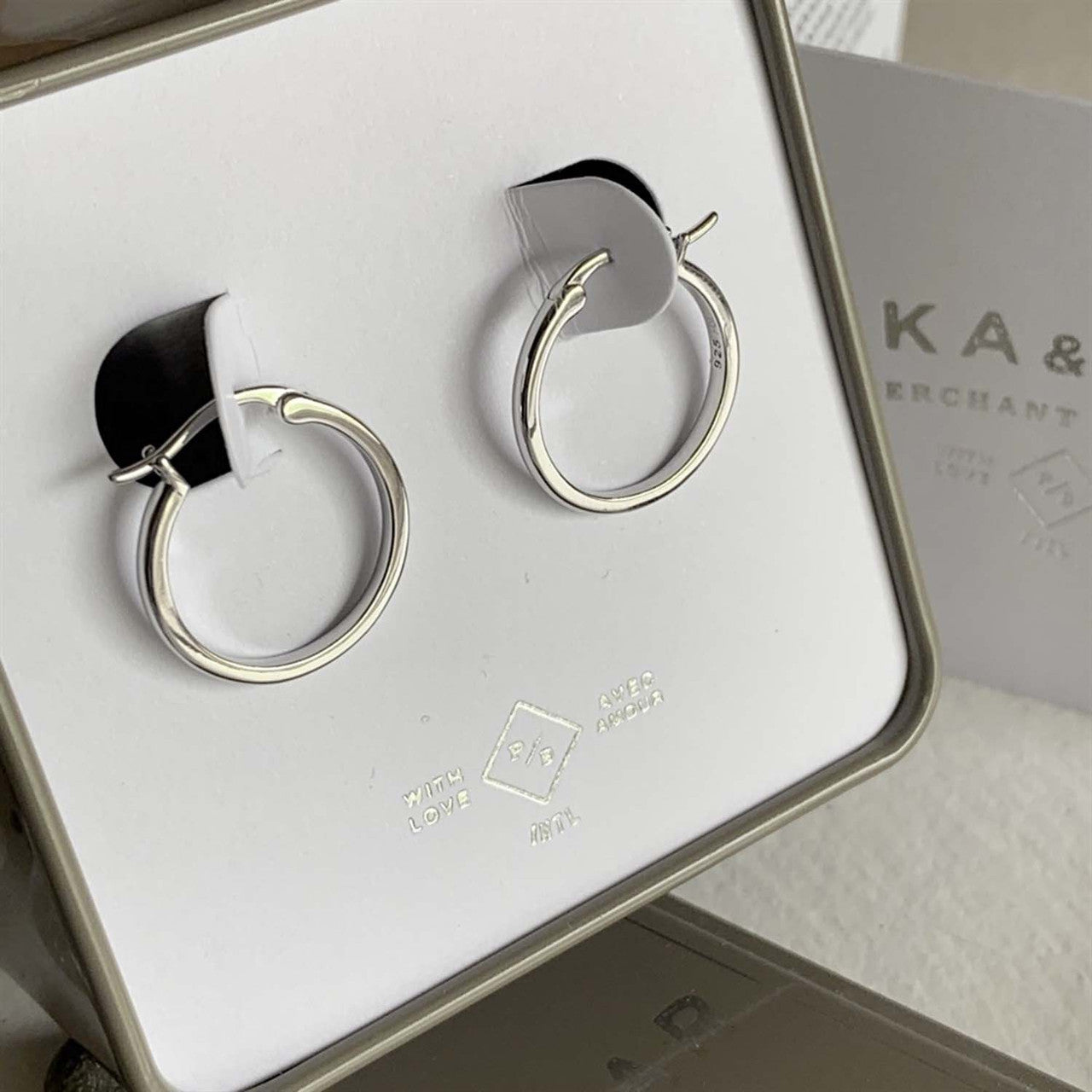 Acropolis 18mm Hoop Earrings in Sterling Silver