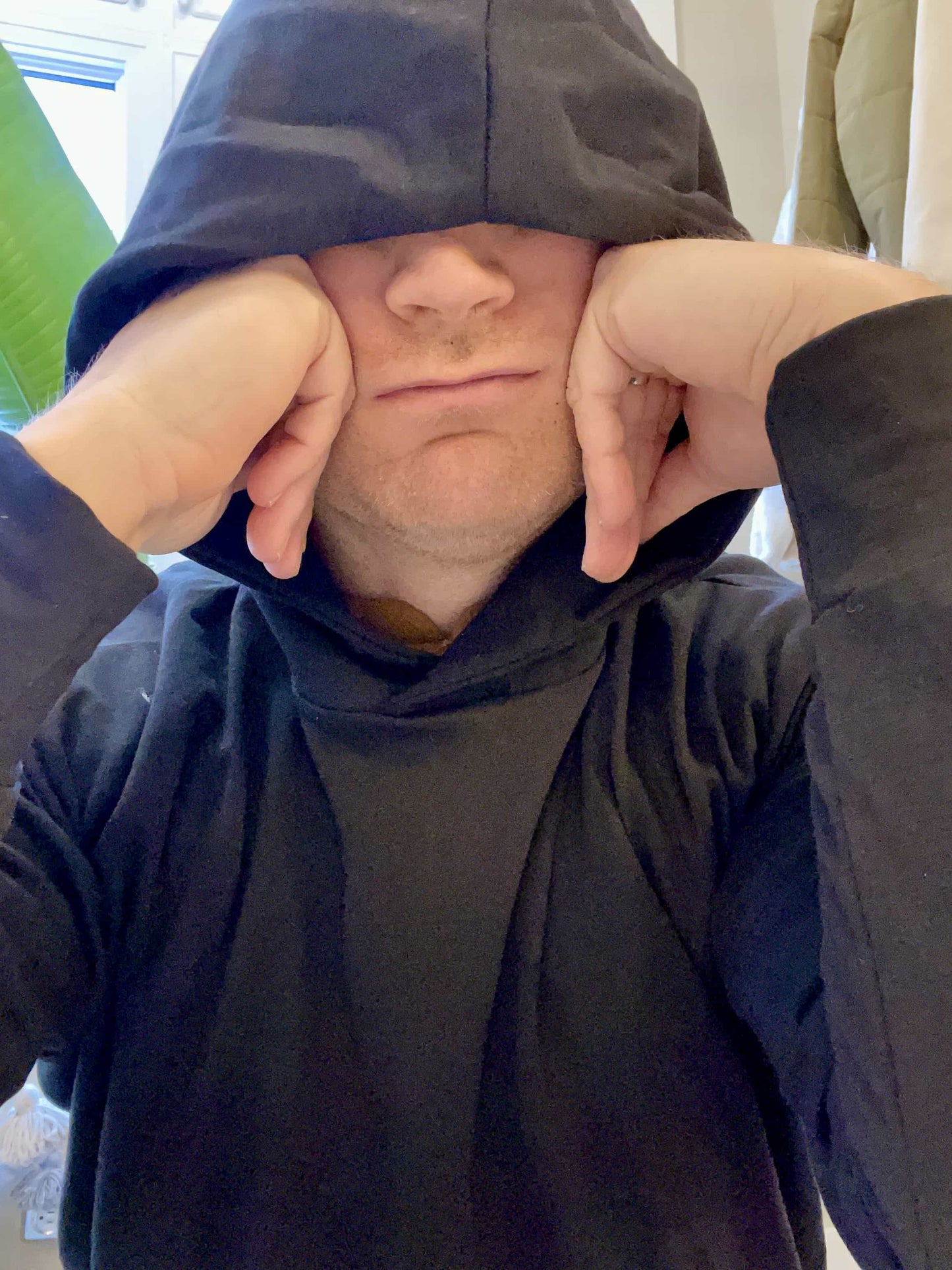 Adult Unisex Over Sized Bamboo Hoodie - Black
