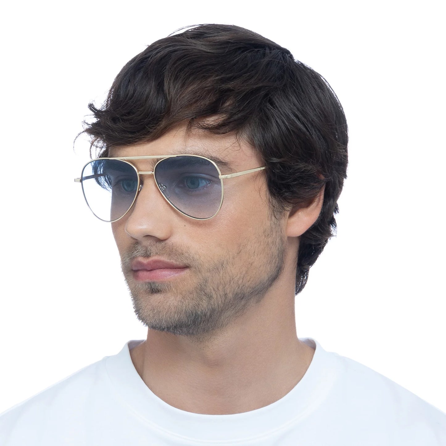 Alpha - Bright Gold with Blue Grad lens