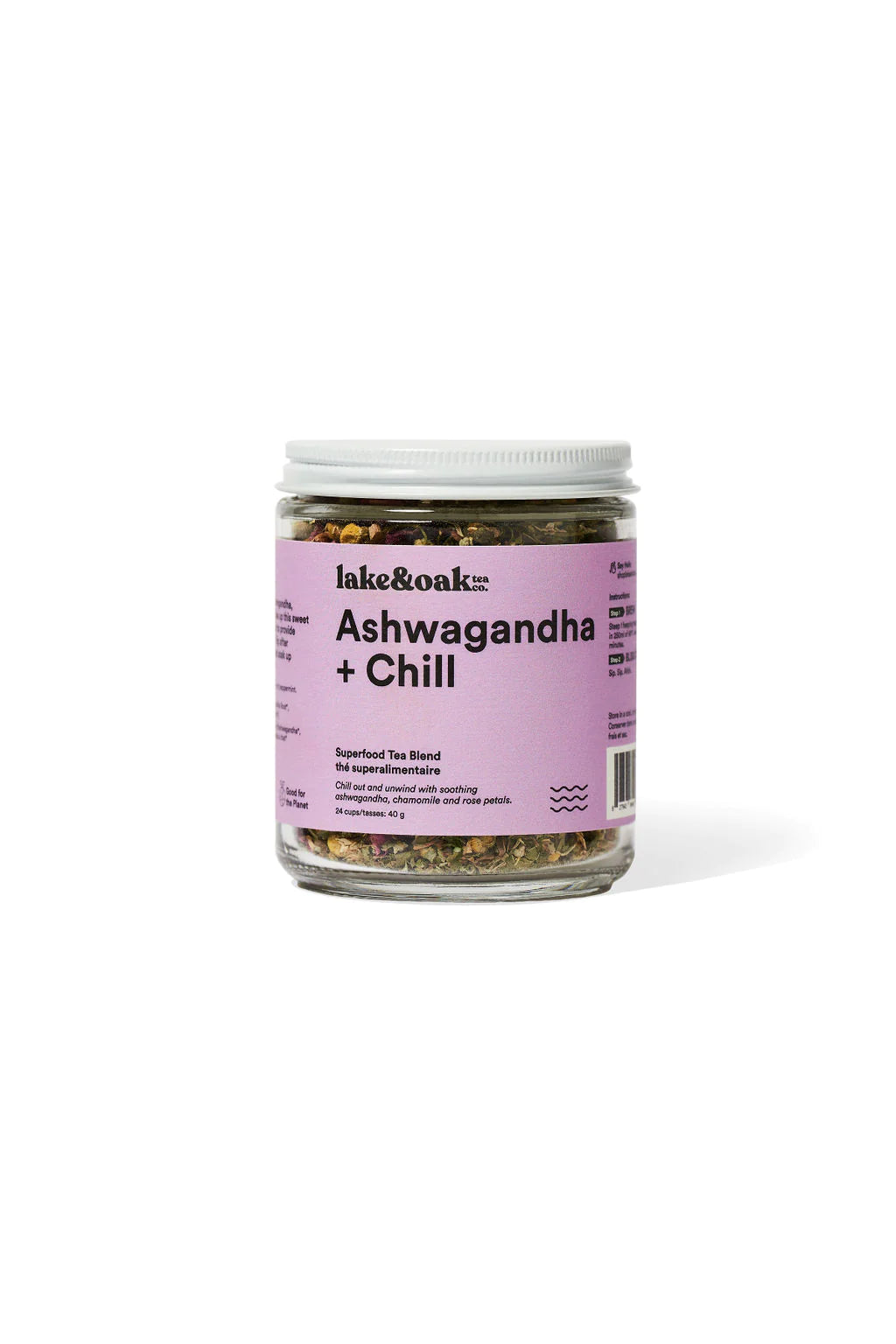 Ashwagandha + Chill - Loose Leaf Tea - 24 Cups