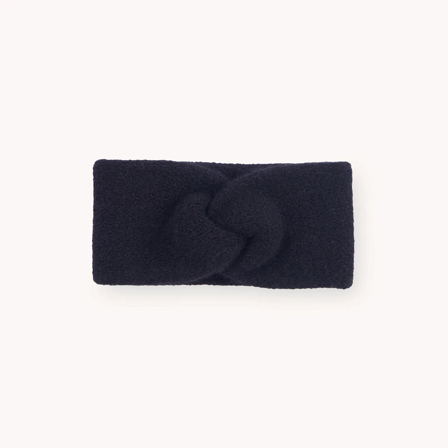 Baby Alpaca Twisted Headband - Black