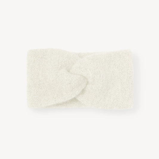 Baby Alpaca Twisted Headband - Ivory