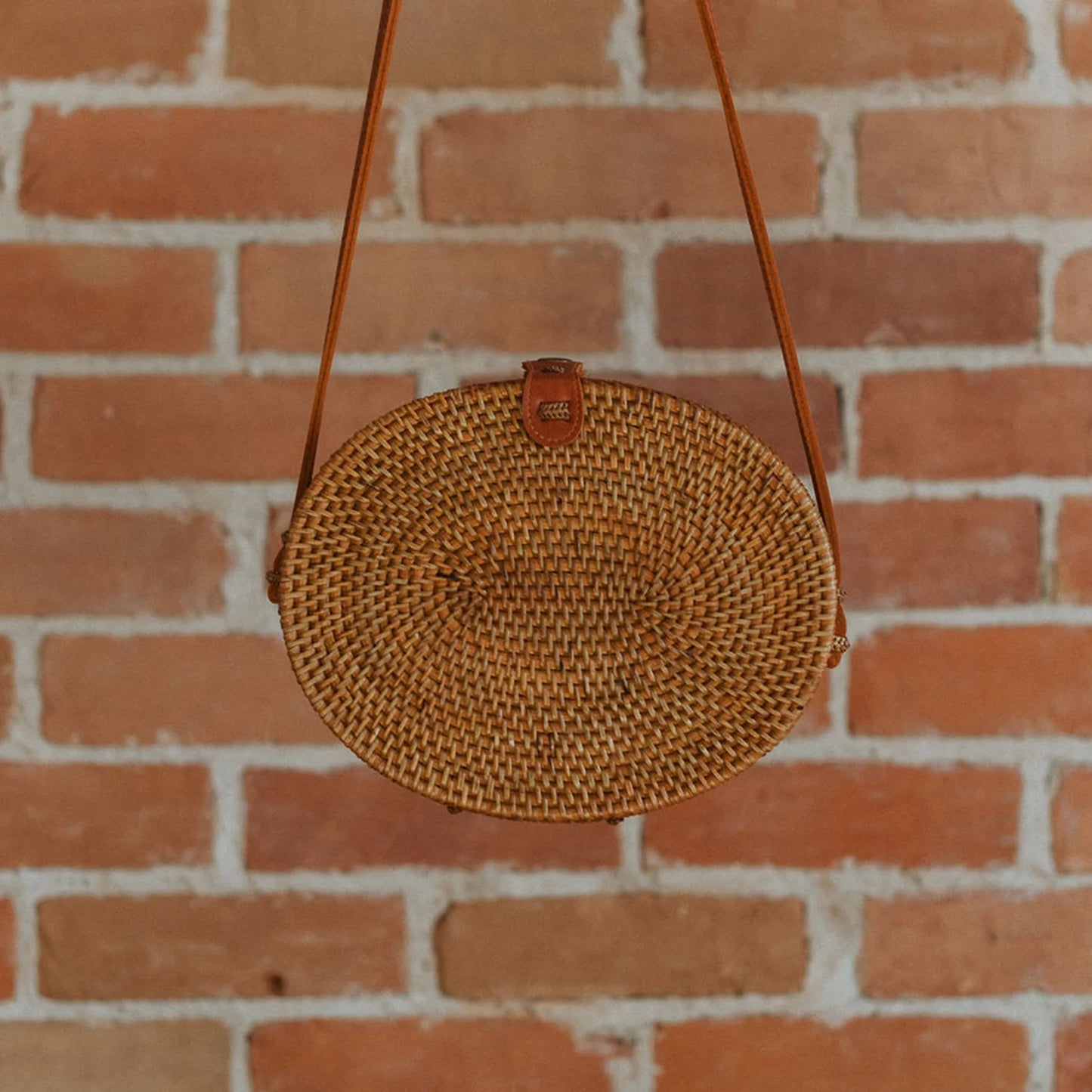 Bali Bag - Oval - Caramel