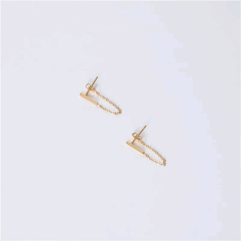 Bar drops Earings