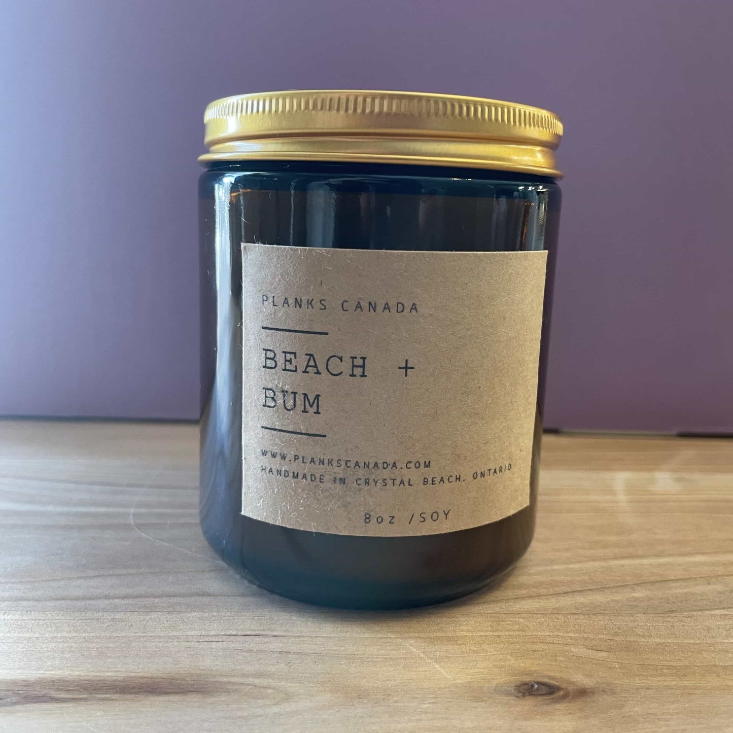 Beach Bum - Wood Wick Soy Candle