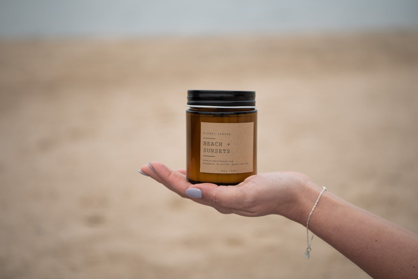 Beach Sunset - Wood Wick Soy Candle