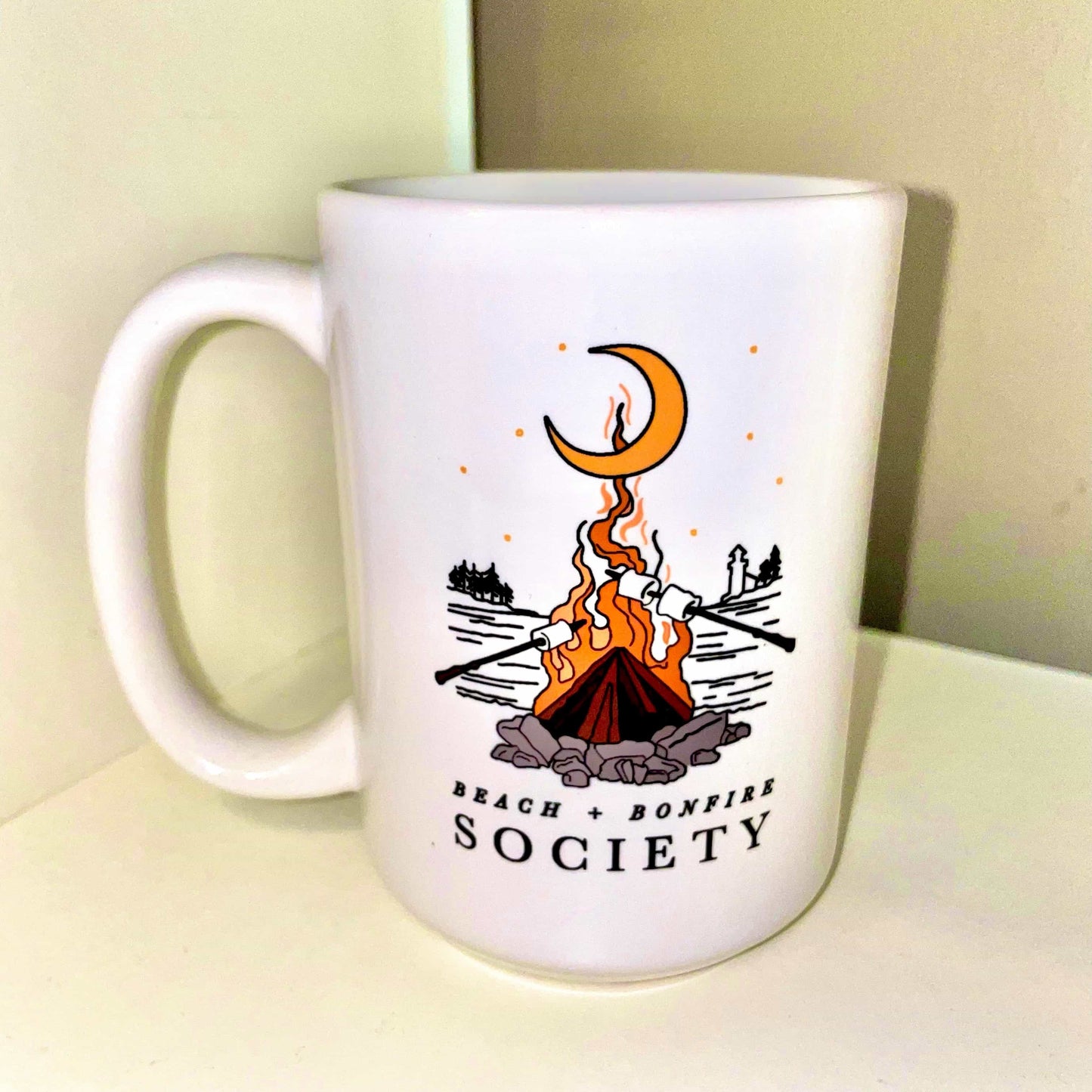 Beach and Bonfire Society Mug