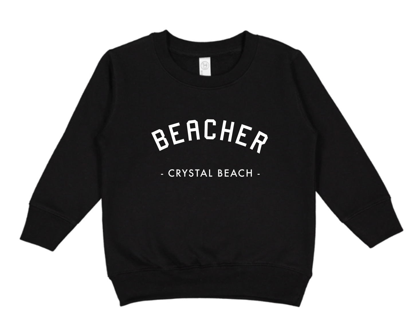 Beacher Youth Fleece Crewneck - Black
