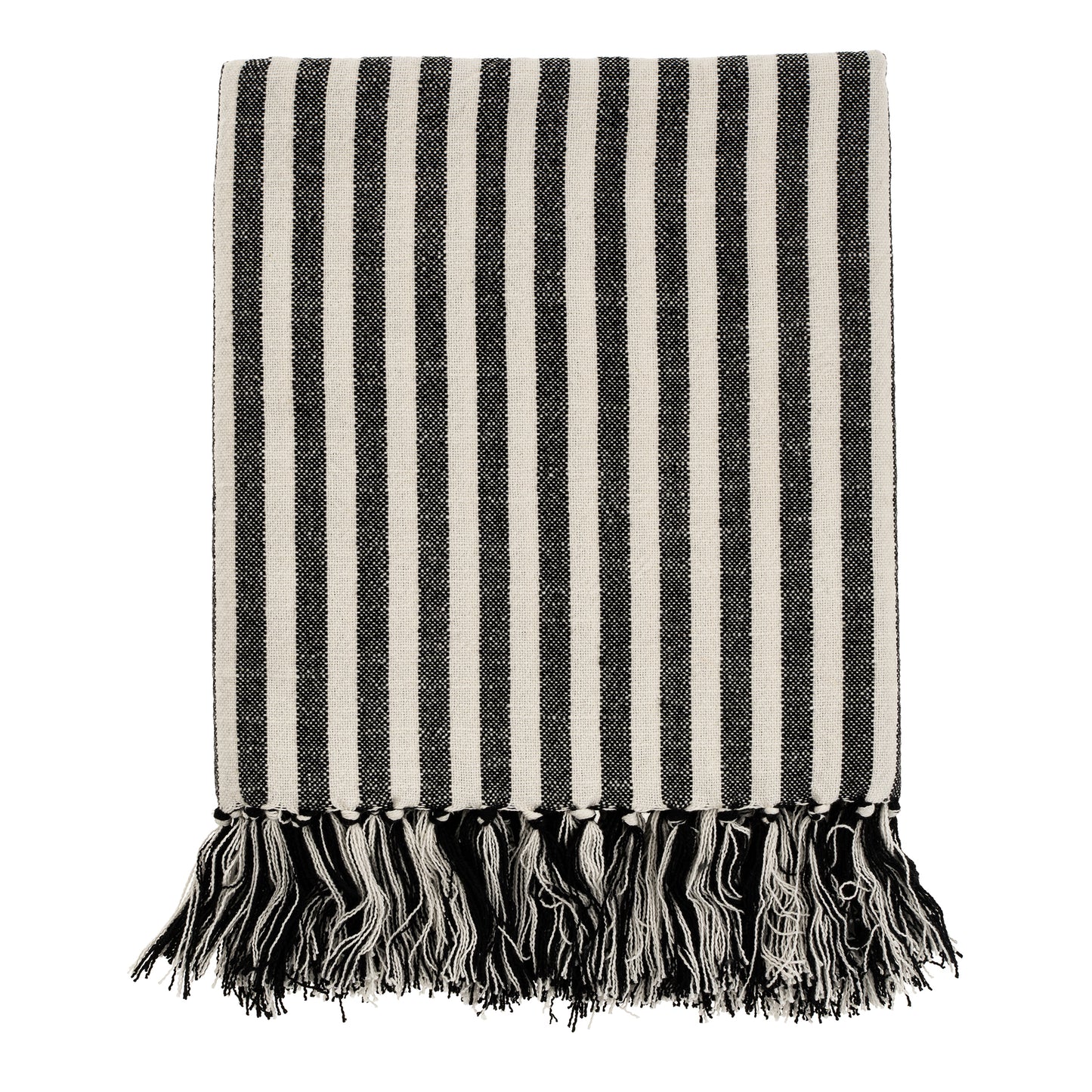 Bengal Stripe Hammam Bath Towel - Black