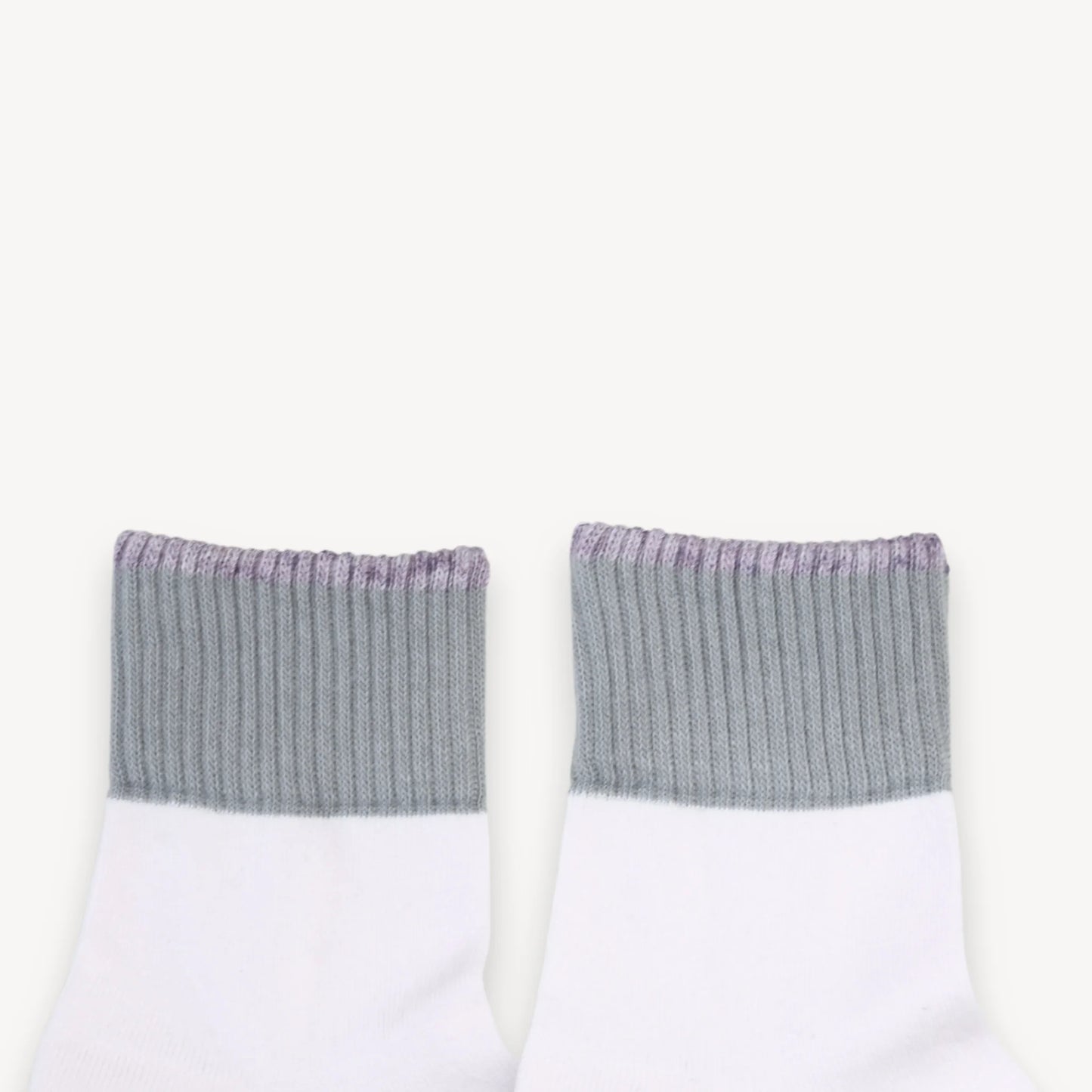 Block Pima Socks - Pink Lemonade