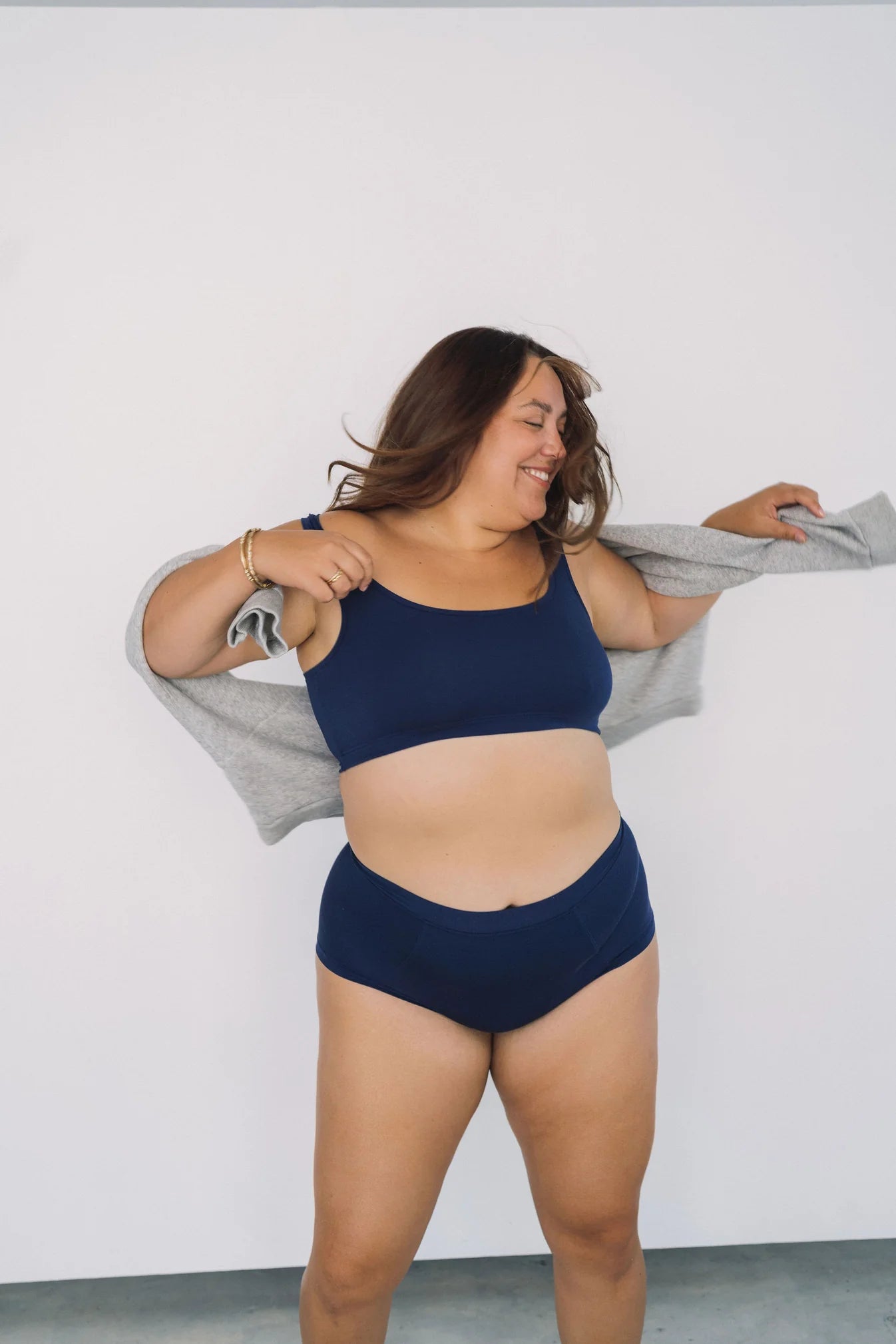 Brief Mineral Underwear - Navy