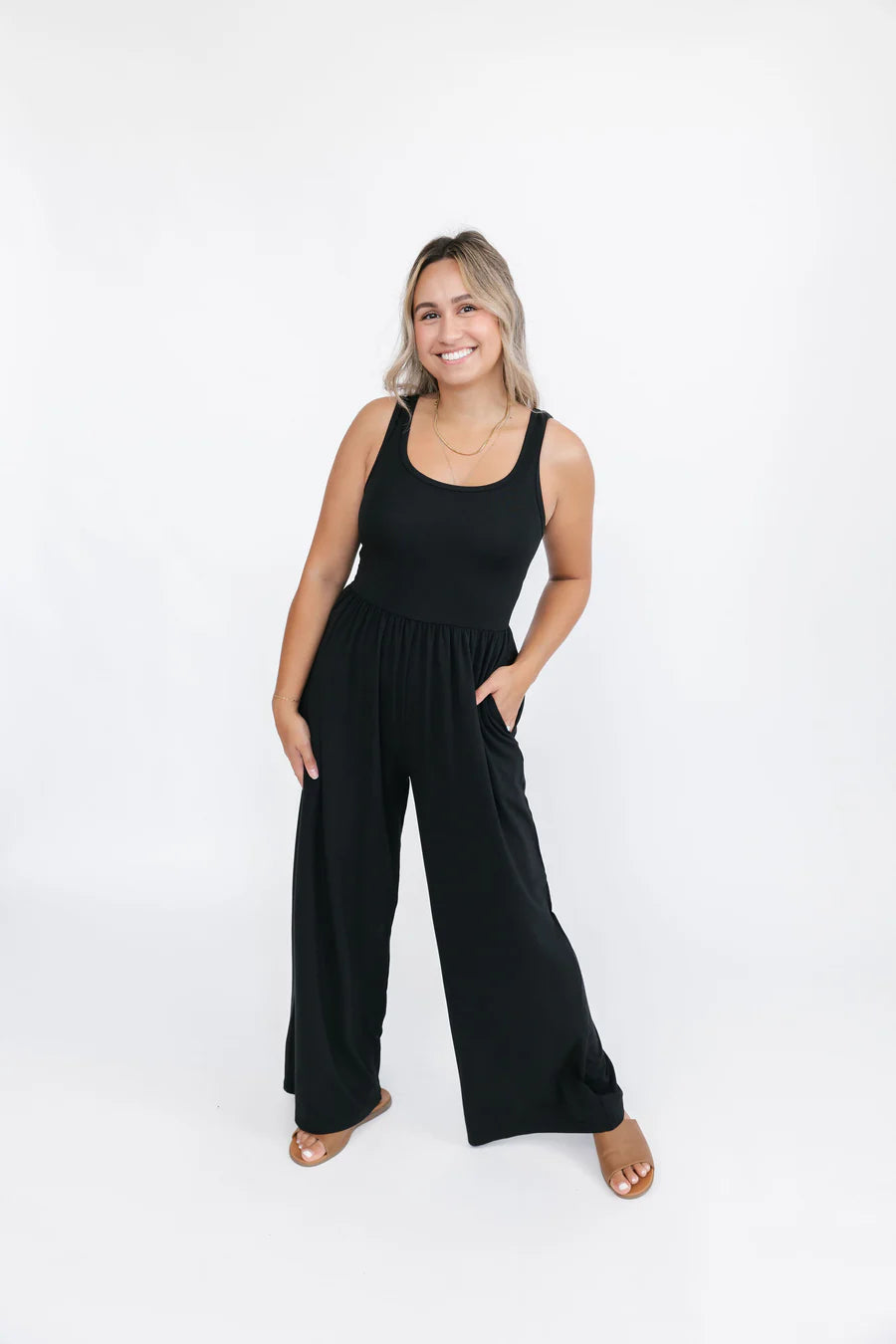 Camille Romper - Midnight Black
