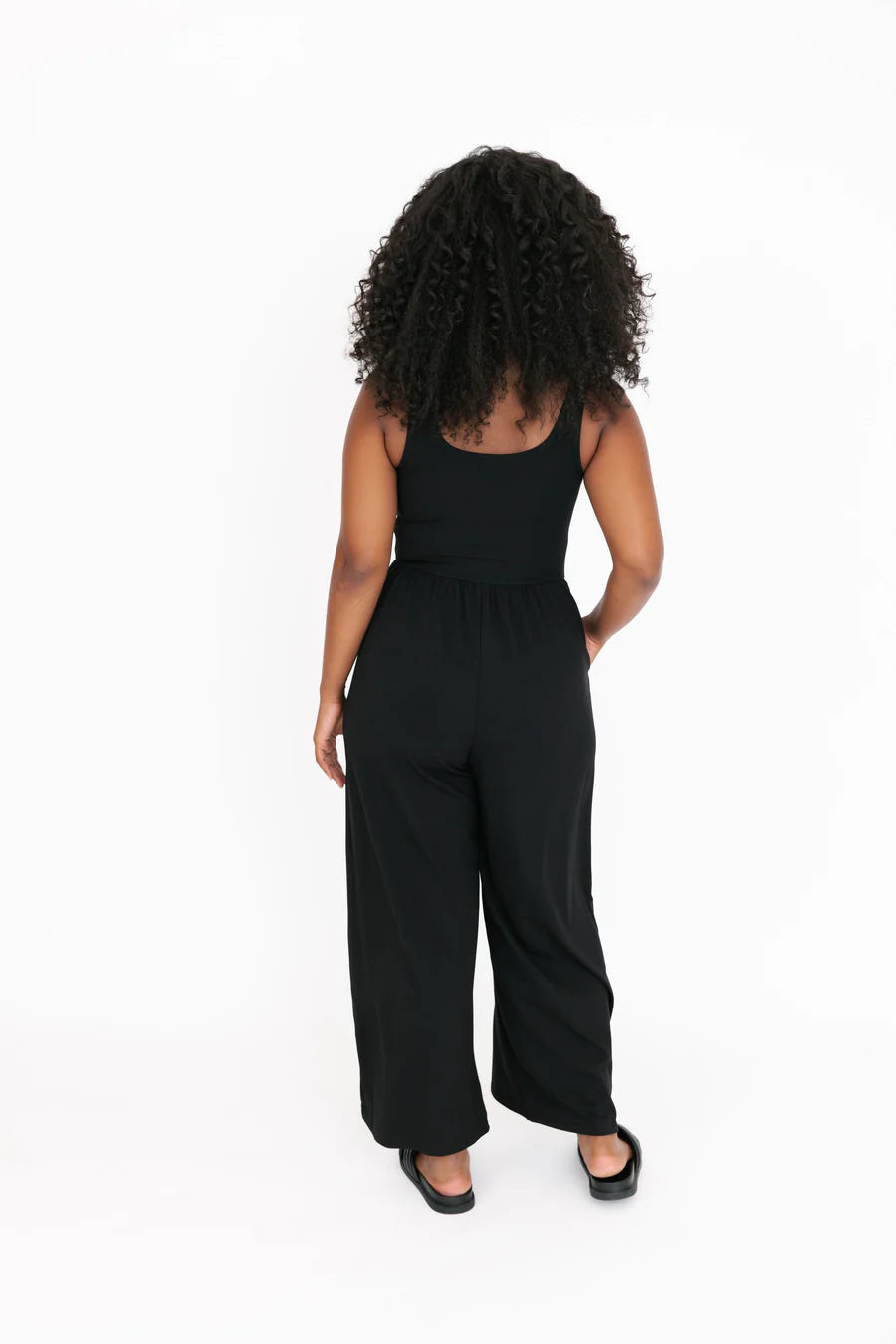 Camille Romper - Midnight Black