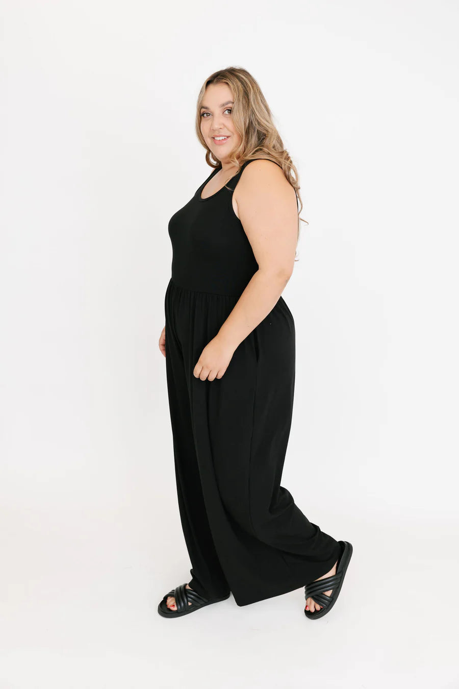 Camille Romper - Midnight Black