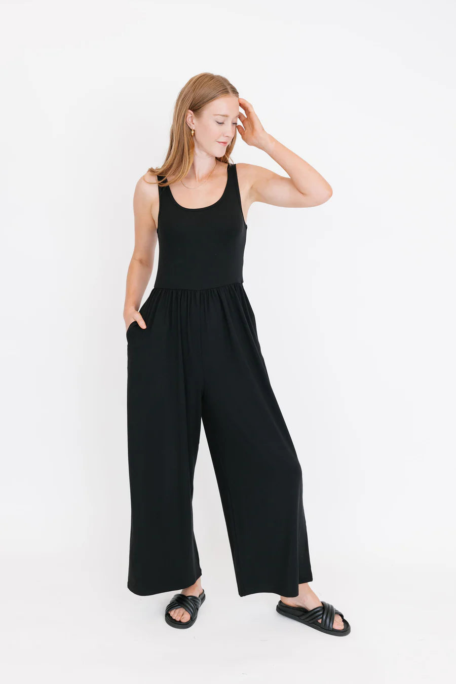 Camille Romper - Midnight Black