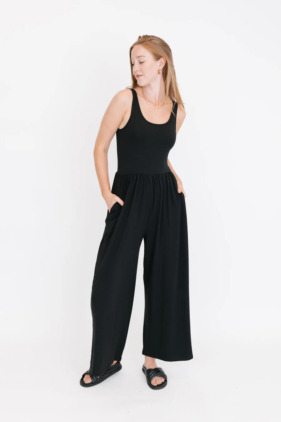 Camille Romper - Midnight Black
