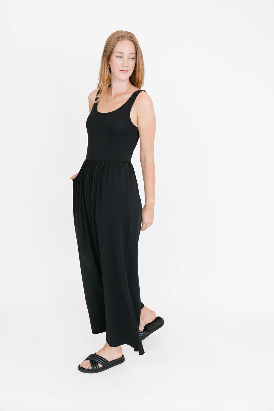Camille Romper - Midnight Black