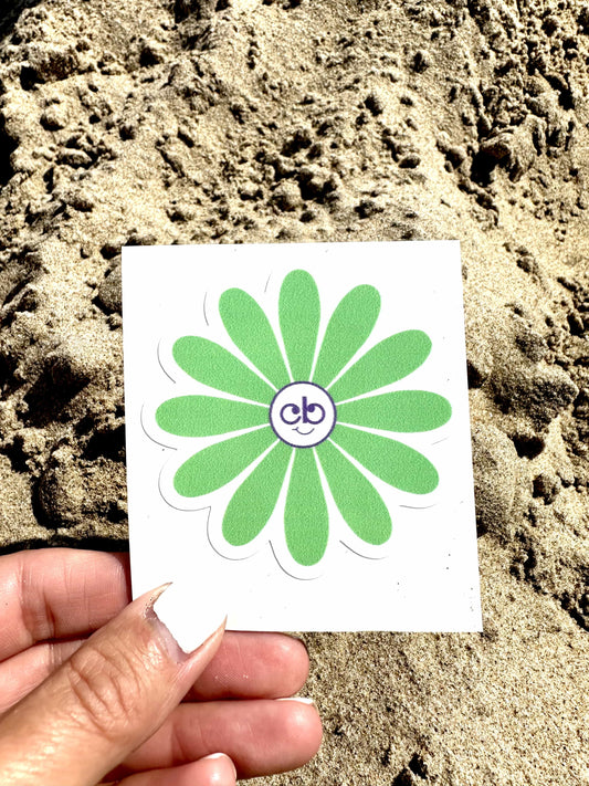 CB Daisy Sticker - Green