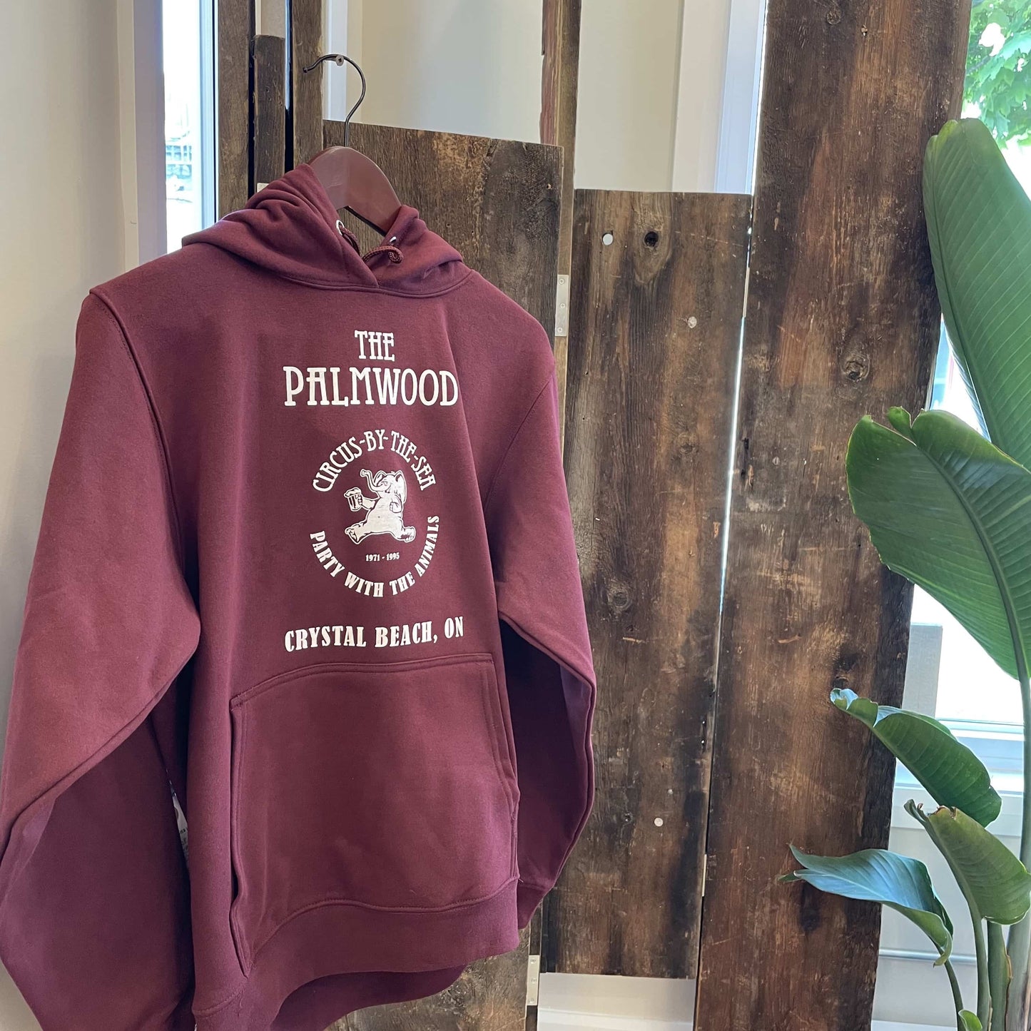 Circus By The Sea Hoodie - Maroon