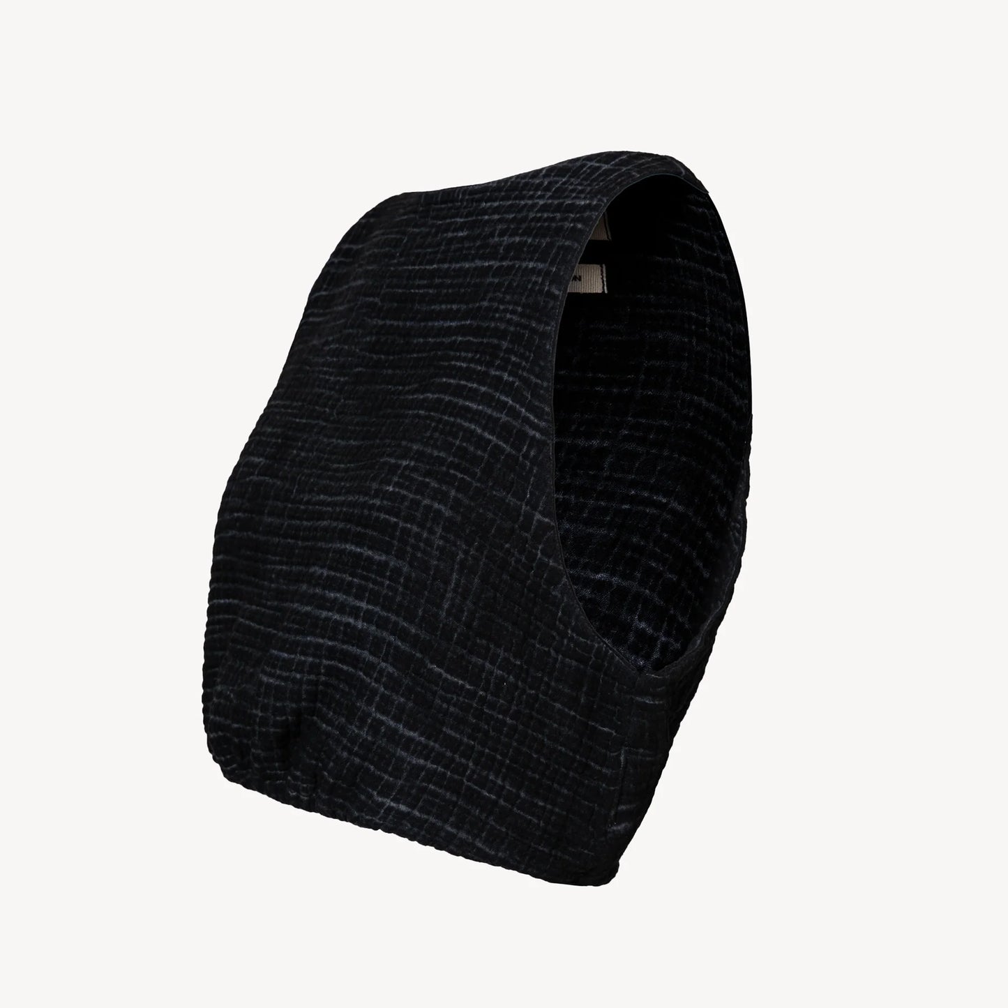 Crinkle Keyhole Tank - One-Sized - Black