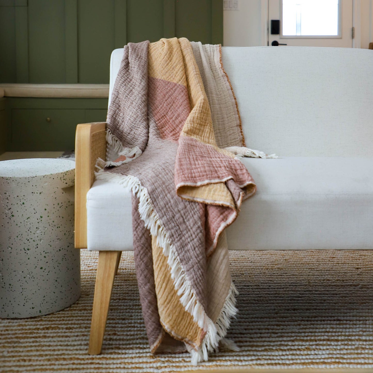 Crinkle Throw - Sunset