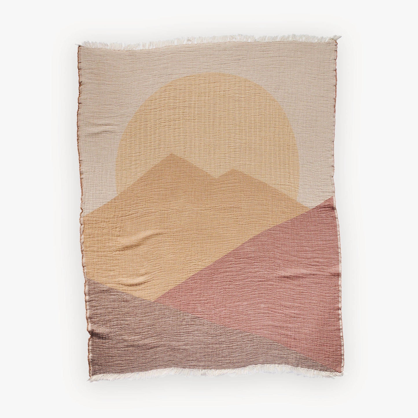 Crinkle Throw - Sunset