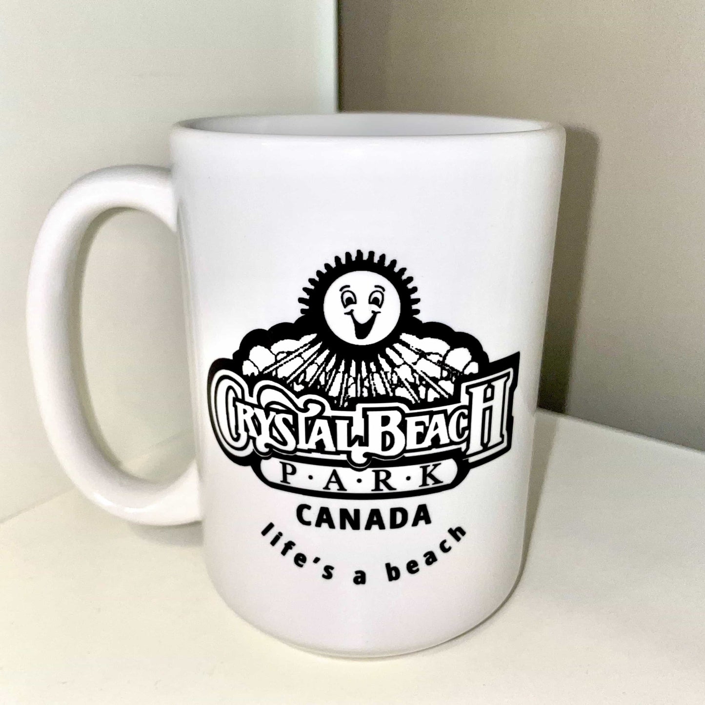 Crystal Beach Park Mug - Black