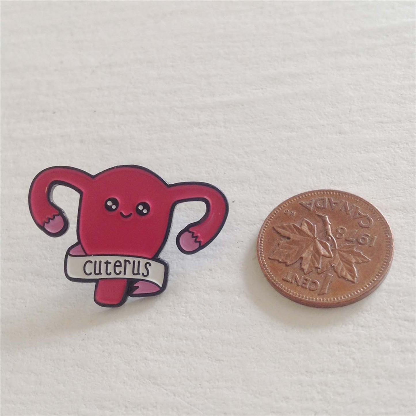 Cuterus - Cute Uterus Lapel Pin